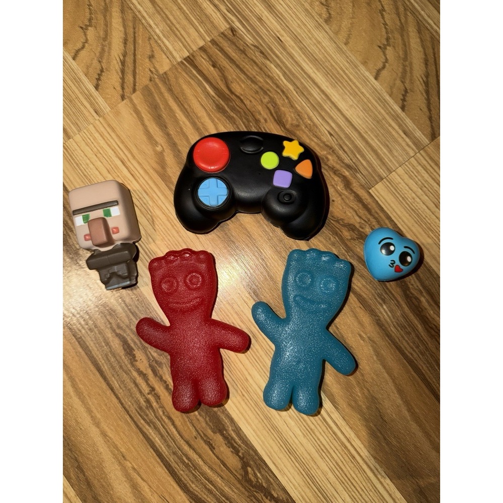 Squishy Toy Lot of 5 Soft Slow Rise Water Filled Squishies Sour Patch Kids